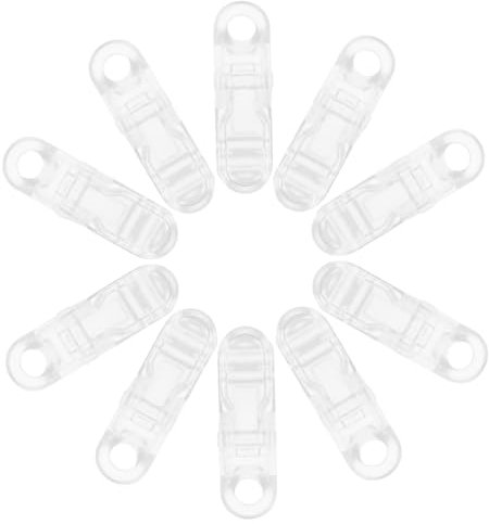 KITANDOVE 10stücke Heavy Duty Zeltclips Für Camping Robuste Kunststoffklemmen Zur Sicherung Von Planen Markisen Und Zelten Winddichte Halterungen Für Outdoor-aktivitäten Und