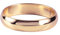 Beydodo Rotgold Ringe Frauen 585, Verlobung Ring ohne Stein Hochglanzpoliert Bandring Trauringe Hochzeit Ringe Nickelfrei Gr.55 (17.5)