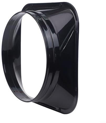 Conector de junta de brida cuadrada ABS para soluciones de ventilación efectivas en entornos de cocina y baño (300 mm)