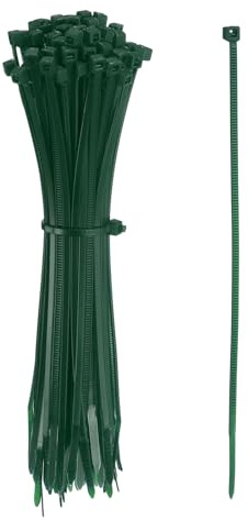 YELARXI Fascette fermacavi in plastica, autobloccanti, 15,2 cm, adatte per casa, giardino, ufficio, officina e viaggi, confezione da 1000, verde scuro
