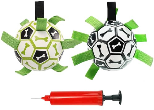 Hunde-Fußbälle, interaktiver Welpenfußball, Kauspielzeug für kleine und mittelgroße Rassen, interaktives -Hof-Spiele für Geburtstag, 15 x 15 x 150 cm