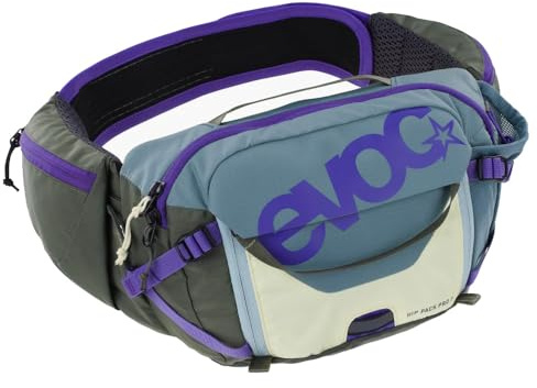 EVOC HIP Pack PRO 3 – Hüfttasche für Bike & Trail (3L Fassungsvermögen, Air Flow Contact System, Aero Flex Hüftgurt, Hüftgurttaschen & Flaschenhalter)