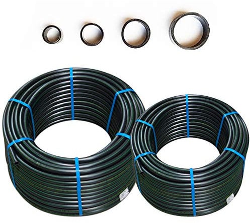 PE Rohr 20mm 100m PN6 (6 Bar) für Bewässerung – PE Wasserleitung für Gartenbewässerung, Beregnungssystem. Verlegerohr für Tropfbewässerung PE Schlauch für Bewässerungssystem unterirdisch u oberirdisch