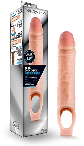 Blush Performance Extensor De La Funda Del Polla Flesh 25 cm