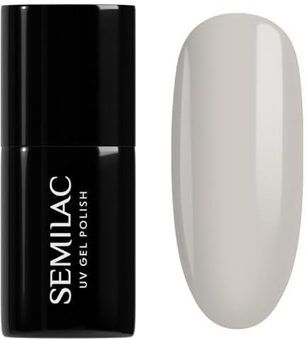 SEMILAC Gel Nail Polish | Long Lasting and Easy to Apply | Perfect for Home and Professional Manicure and Pedicure - 544 City Break Just Chillin UV Gel Nail Polish, 7 ml.