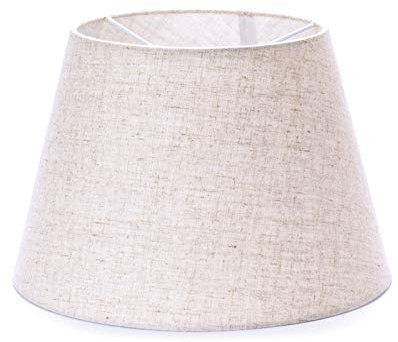 Retro Vintage Hängeleuchten Lampenschirm Aufnahme oben für Fassung E27 42mm antik Stoffschirm Ersatzschirm (large)