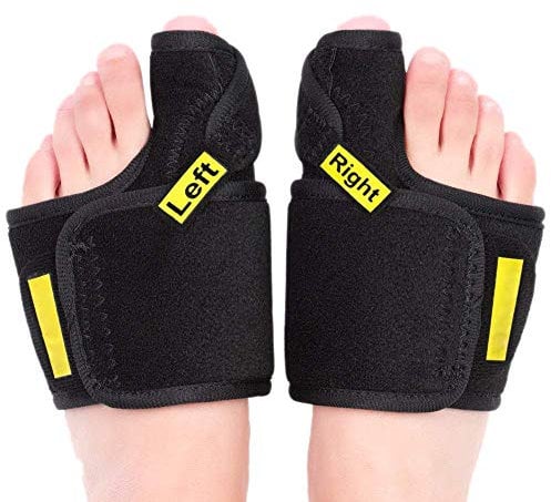 Xrten 1 Paar Hallux Valgus Schiene, Hallux Valgus Korrektur Bandage Nachtschiene Bunion Corrector für Flacher Fuß, Hammer Schmerzlinderung