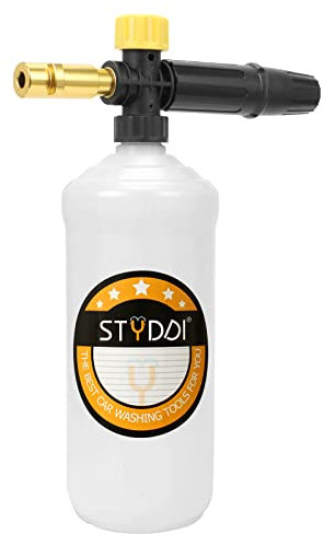 STYDDI Snow Foam Lance for Karcher Pressure Washer, 1 L Capacity Adjustable Foam Gun Compatible with Karcher K1, K2, K3, K4, K5, K6, K7 Series Domestic Pressure Washer
