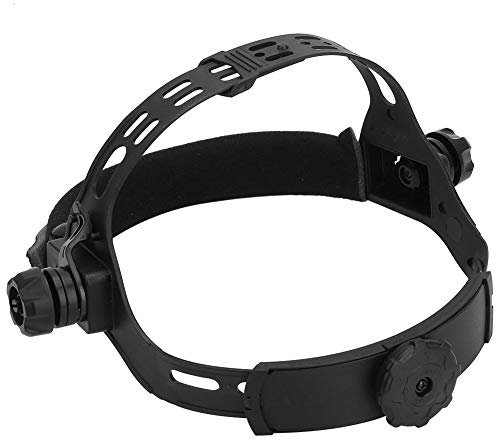 Schweißhelm-Stirnband, kompaktes, größenverstellbares humanisiertes Schweißermasken-Stirnband, ABS für Schweißschweißer Industrieanwendungen Maschinenindustrie(black)