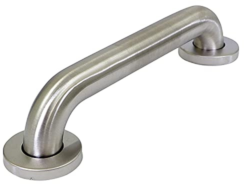 Highcraft Grab Bar for Bathtubs and Showers, Shower Grab Bars for Seniors and Elderly, Safety Bar for Bathroom 12 x 1.5 ADA Compliant Grab Bar, Heavy Duty Stainless Steel Shower Handle Wall Mount