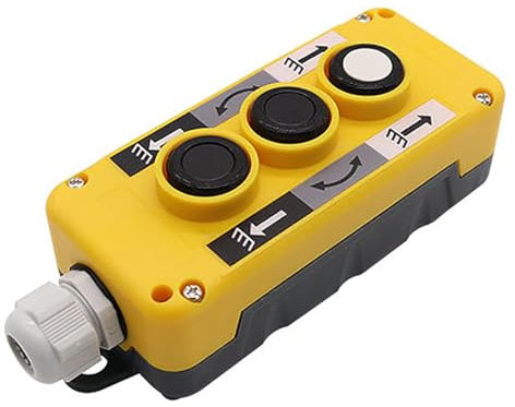 Cop 3B Kunststoff Hebebühne Lift Control Stitch Box Kran Anhänger Druckknopf Schalter Controller Geeignet für Up-Down Station Hebebühne Heimarbeiter Stop Electric (3 Tasten Steuerbox)