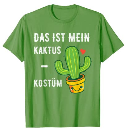 Kaktus Faschingskostüme für Karneval Kaktus Faschings T-Shirt