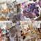 220 Stücke Scrapbooking Aufkleber Set, 180 PCS Vintage Washi Sticker und 40 PCS dekoratives Retro Scrapbook Papier für Scrapbook Zubehör, Bullet Journaling, Fotoalbum, Notizbuch, Tagebuch, Briefe.