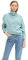 TOM TAILOR Denim Damen Basic Troyer Strickpullover 1034308, 30564 - Reef Blue Melange, M