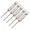 sourcing map 5 Pcs High Speed Steel Hex Shank Twist Drill Bit, 1.5mm Drilling Dia with 1/4 Inch Hex Shank 60mm Length