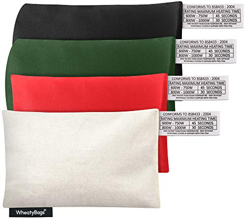 Wheat Bag Microwavable Unscented Heat Pack - (Small Size - 15cm) (Mixed Fabric Range Any Colour)