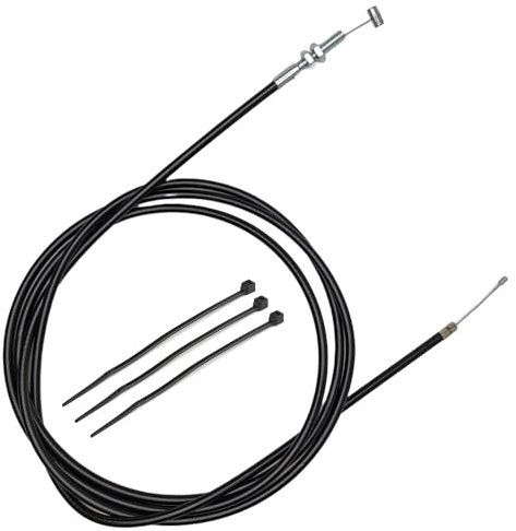 RedCap 75 inch Universal Heavy Duty Straight Throttle Cable for 90cc 110cc 125cc Gas Scooter Go Kart Kandi GKA Black Widow Mini Bike Dirt Bike Dune Buggy Yerf Dog L5C00049FM5020500