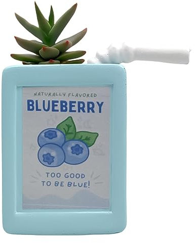Juice Box Flower Pot - Decorative Planter Juice Box Decoration Resin Vase,Resin Craft Small Decorative Vase Juice Box Vase Pot For Key Storage Box