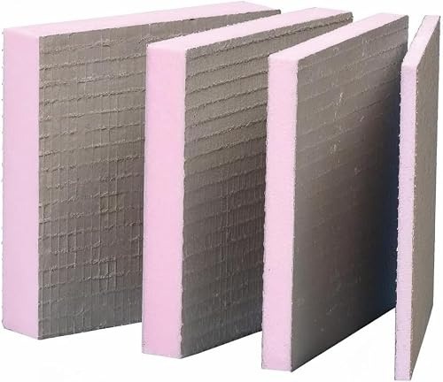 12x Handelskönig Bauplatte XPS, 120 x 60 cm, Stärke: 4 mm, 12 St. = 8,64 m² | Fliesenplatte, Hartschaumplatte, Putzträgerplatte für Bad, Küche, Keller - druckfest, wasserundurchlässig, direkt befliesbar