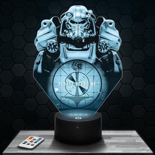 Lampe Fall deko Zimmer Junge Lampe 3D Fall objekt Gaming Gamer Videospiele Geschenk gedämpftes Licht Nachtlicht deko Büro. Eigenartig Geschenk Weihnachten Teenager TOP