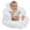 EKEPE Silla Hinchable para Bebés de 3 Meses y Mayores, Asientos de Suelo para Sentarse, Asientos para Bebés, Silla Hinchable para Bebés con Bomba de Aire Incorporada - Oso