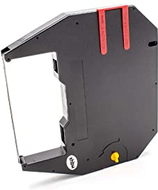 vhbw Farbband Schriftband kompatibel mit Olympia Carrera de Luxe MD, Carrera II MD, Carrera II Nadeldrucker, Bondrucker - Schwarz