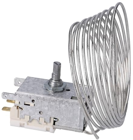 ensipart Kühlschrankthermostat kompatibel mit RANCO K59-L1256 Thermostat mit 2200 mm Kapillarrohrlänge für Kühlschrank kompatibel mit Miele 489453