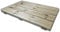 Pedana doccia antiscivolo in legno 120x60 cm, in pino impregnato, spessore 5 cm, Made in Italy