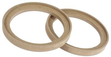 Motoforti 2Pcs for 6.5 Inch Car Speaker Spacer Ring Universal Adaptor Wood Long-lasting