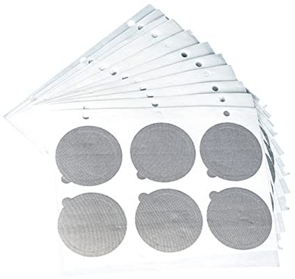 Mikinona 60stücke Aluminiumfolie Kaffeekapsel Deckel Wiederverwendbare Dichtungsaufkleber Für Kaffeekapseln Hochdruckversiegelung Lebensmittelechte Materialien Einfache Handhabung