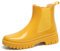 AONEGOLD Stivali Pioggia Donna Impermeabile Antiscivolo Leggere Comode Stivali Gomma Moda Pioggia per Esterni Giardinaggio Boots(Giallo，39 EU)