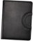 Sewroro Multifunktionsordner Reißverschluss Tote-einsatz-organizer Padfolio-ordner A4 Ordner Mappenmappe Portfolio-ordner Kurzkoffer Reise-organizer-taschen Geschäftsmappe Black Segeltuch