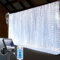 RJEDL Lichtervorhang 3x3M, 300 LED Lichterkettenvorhang Solar,8 Modi, Solar Lichterkette Außen USB-Strom,IP65 Wasserdicht Mit Fernbedienung Timer und Speicherfunktionen[weiß]