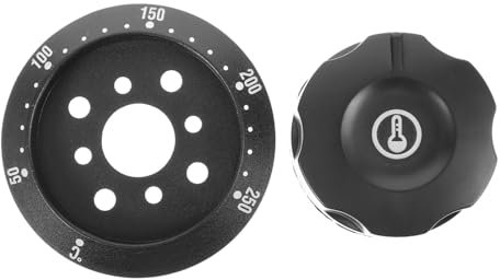 Cabilock Universal Range Control Knob Replacement for Oven and Fryer Thermostat, Temperature Control Dial Knob 50-250 Scale, Compatible Microwave Oven and Stove, Fryer Accessory