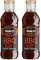 Ponti, Salsa Premium BBQ all'Aceto Balsamico di Modena IGP, Salsa Barbecue con Gusto Intenso ed Affumicato, Ideale per Hamburger e Verdure Grigliate, 100% Made in Italy, 250 g (Confezione da 2)