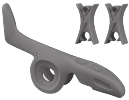 Gvvsjgdbis Silicone Violin Correction Posture Grip Bow Pose Orthoses Corrector Fiddler Accessory Finger Training Tool grey