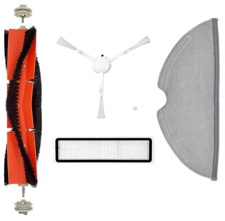 XEDLAMP For Xiaomi, for Dreame, D9 Accesorios Repuestos Xiomi MI, for Dreame, D9 MAX Robot Aspirador Reemplazo Cepillo Filtro Paño de fregona Accesorios para aspiradoras robóticas(TMS)
