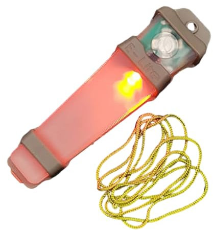 YIZITU Tacticals - Luz intermitente para casco al aire libre, caza, supervivencia, luz de marcador de identificación personal