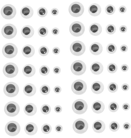 ARTIBETTER 800 Ojos Saltones Autoadhesivos Ojos De Seguridad Para Manualidades Pegatinas De Resina Tamaños