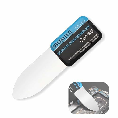 Yowfond 1 outil d'ouverture incurvé ultra fin de 0,1 mm