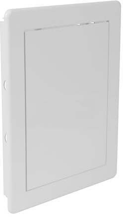 Repa Market Trockenbau Revisionsklappe 15x20 cm – Weiß ABS Kunststoff Abdeckung Sicherungskasten - Wand & Decke, Revisionstür Trockenbau, Wartungsklappe, Abdeckung Kabel Decke, Befliesbar, Badewanne