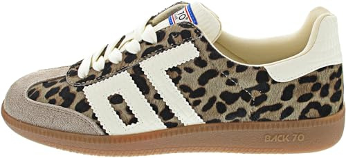 Back 70 Damen-Sneaker Cloud P22 aus Calf Hair Leopard mehr Weiß