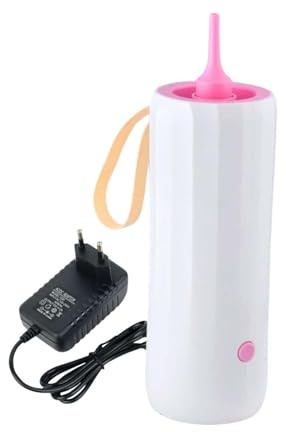 Etyldya Pompa Elettrica per Palloncini, Pompa Ad Compatta per Palloncini, Gonfiatore Elettrico per Palloncini, Funzione Soffiante, Risparmio di Tempo per, Rosa