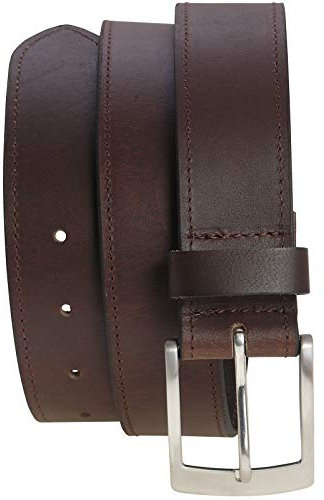 Harrys-Collection Damen Herren Tresorgürtel mit Reißverschluß, Bundweite:135, Farben:dunkelbraun