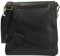 LECONI Umhängetasche Damen-Tasche Crossbag Rinds-Leder Natur Schultertasche Vintage-Look Ledertasche Frauen + Herren Handtasche aus Echt-Leder 29x29x6cm schwarz LE3027-wax