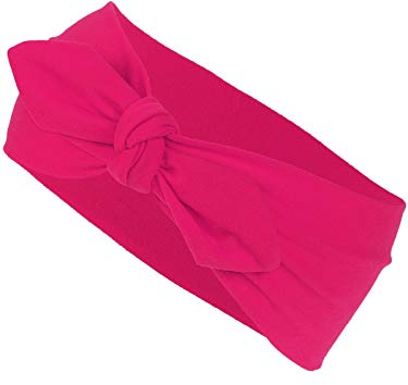 Harrys-Collection Damen Mädchen Haarband Schleife 10 Unifarben, Kopfgröße:Einheitsgröße, Farben:pink