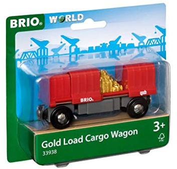 BRIO Vagón de mercancías con Carga de Oro