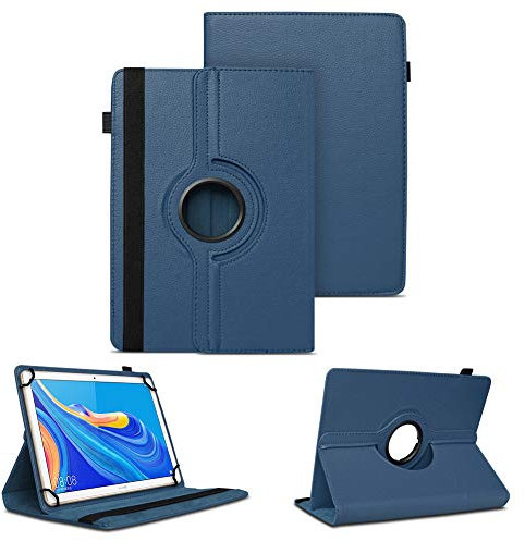 NAUC Tablet Schutzhülle kompatibel mit Apple iPad Air 11 2025 Hülle 360 Grad Drehbar Tasche für Tablets ultradünne Kunstleder Tablethülle, Farben:Blau