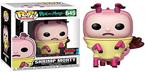 POP Rick and Morty Shrimp Morty 645 NYCC Shared Sticker Exclusive, One Size