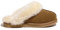 Reissner Lammfelle | Engel Hausschuhe Nadine | Pantoffel | Veloursleder | Innenfutter echtes Merino Lammfell | mit Fellkranz | Camel 37